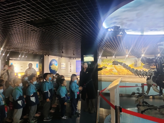 神木市第十幼儿园小朋友走进博物馆游学